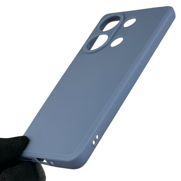 Чехол для Xiaomi Poco M6 Pro 4G с квадратными гранями с защитой камеры на сяоми поко м6 про 4г голубой 0012868 фото