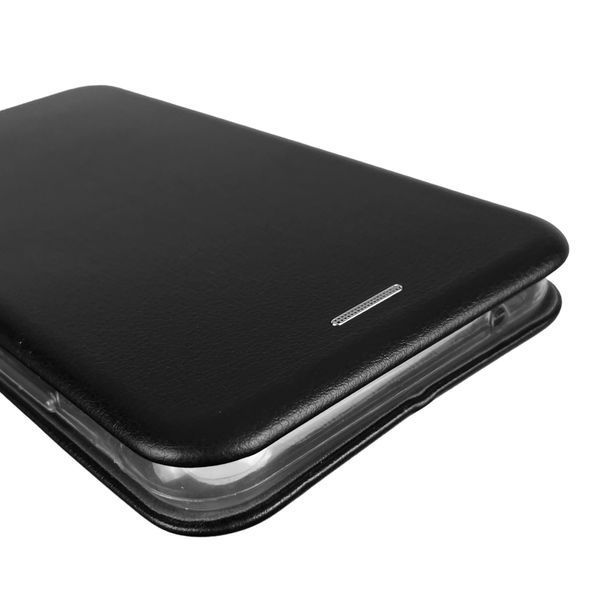 Чехол-книжка для Huawei P Smart Plus с подставкой на хуавей п смарт плюс чёрная 0001697 фото