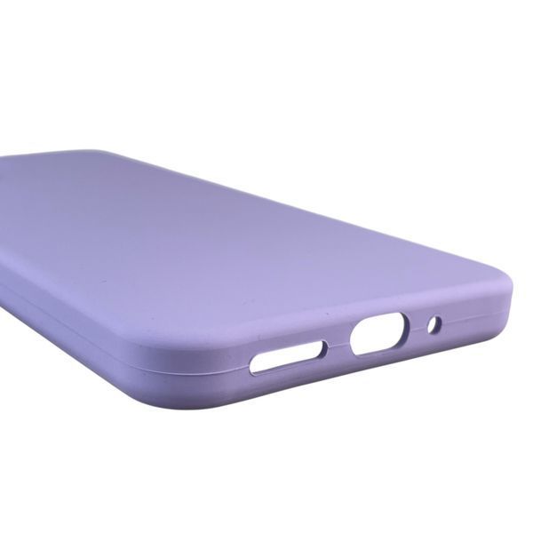 Чохол для Xiaomi Redmi 13C силіконовий з мікрофіброю нековзний на сяомі редмі 13с бузковий 0032599 фото