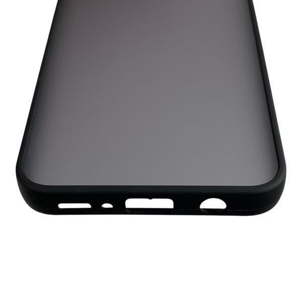 Чехол для Samsung Galaxy M31 черный матовый полупрозрачный (бампер, защита камеры) 0062195 фото
