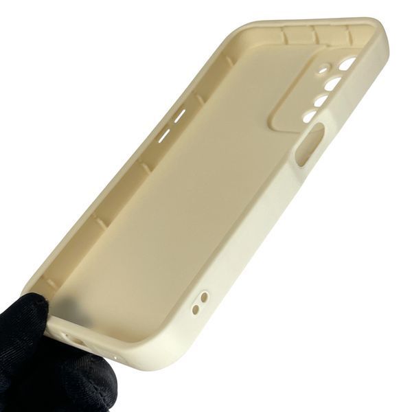 Чохол силіконовий Soft Touch для Realme 6 молочний (Повний захист камери) 0044004 фото