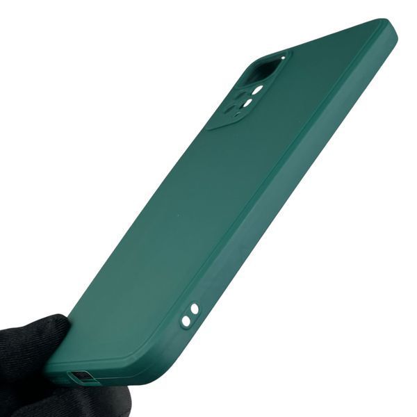 Чехол для Xiaomi Redmi Note 11 Pro 5G с квадратными гранями с защитой камеры сяоми нот 11 про 5г зелёный 0012818 фото
