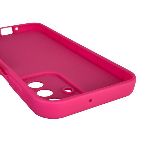 Чохол силіконовий оригінальний Soft Touch з 3D принтом злого кота для Samsung Galaxy A26 (SM-A266) малиновий (Повний захист камери) 0046451 фото