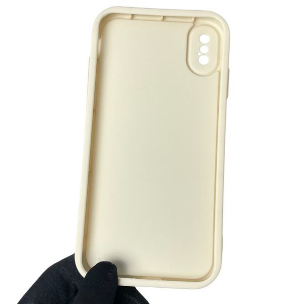 Чохол силіконовий Soft Touch з 3D принтом злого кота для Apple iPhone Xs Max молочний (Повний захист камери) 0047175 фото
