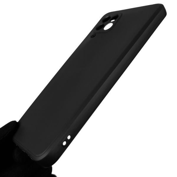 Чохол для Samsung Galaxy M22 4G SM-M225F із квадратними гранями із захистом камери на самсунг м22 4г чорний 0001289 фото
