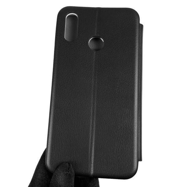 Чехол-книжка для Huawei P Smart Plus с подставкой на хуавей п смарт плюс чёрная 0001697 фото
