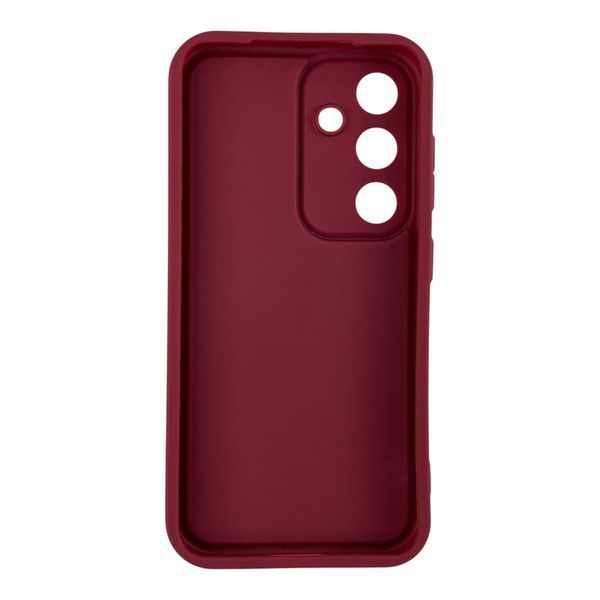 Чехол силиконовый Soft Touch для Samsung Galaxy S24 бордовый (Полная защита камеры) 0054158 фото