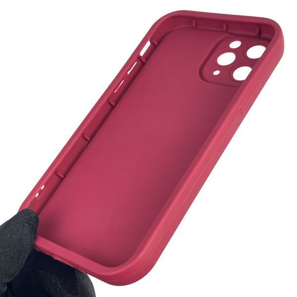 Чехол силиконовый оригинальный Soft Touch с 3D принтом мема сибу для Apple iPhone 11 Pro бордовый (Полная защита камеры) 0047285 фото