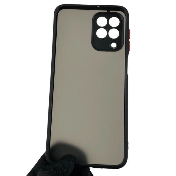Чохол для Samsung Galaxy M33 5G SM-M336B протиударний матовий з високими бортами захистом камери на самсунг м33 5г чорний 0000939 фото