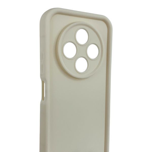 Чохол силіконовий Soft Touch для Tecno Spark 30C (KL5n) молочний (Повний захист камери) 0054446 фото