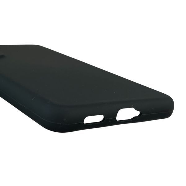 Чехол для Samsung Galaxy S21 FE (SM-G990B) силиконовый с микрофиброй нескользящий на самсунг с21 фе черный 0032174 фото