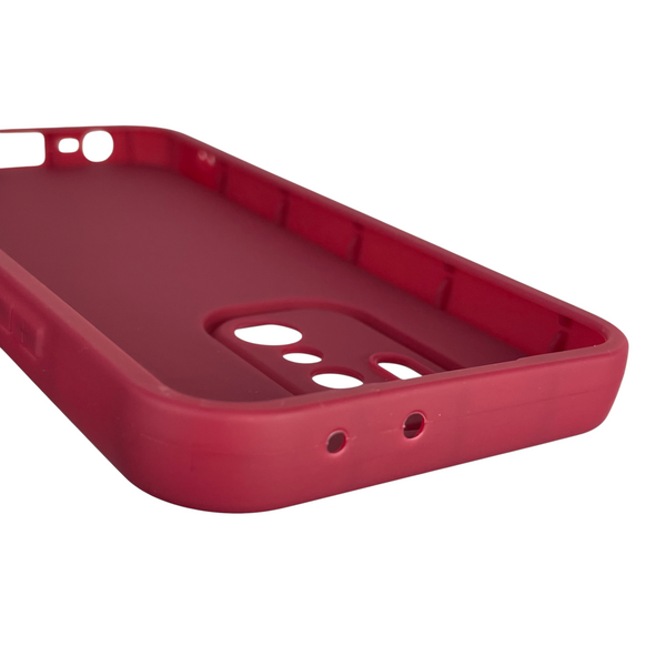 Чехол силиконовый Soft Touch для Xiaomi Redmi 9 бордовый (Полная защита камеры) 0039873 фото