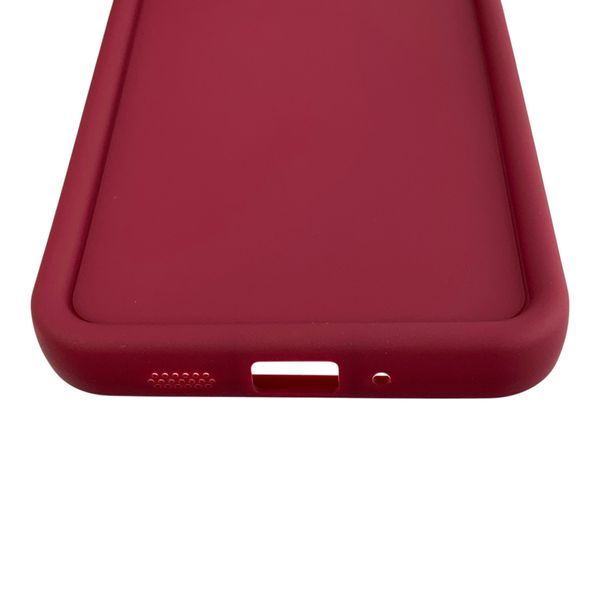 Чехол силиконовый Soft Touch для Samsung Galaxy A73 5G бордовый (Полная защита камеры) 0054007 фото