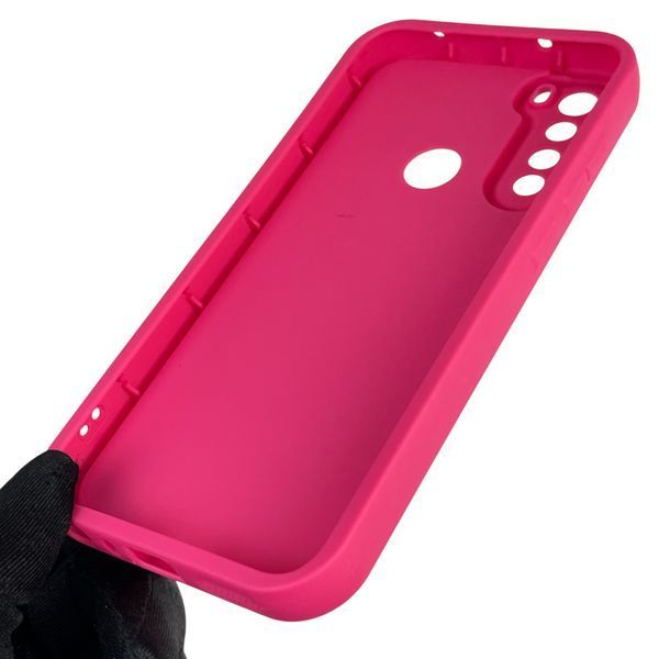 Чехол силиконовый оригинальный Soft Touch с 3D принтом мема сибу для Xiaomi Redmi Note 8 малиновый (Полная защита камеры) 0047989 фото