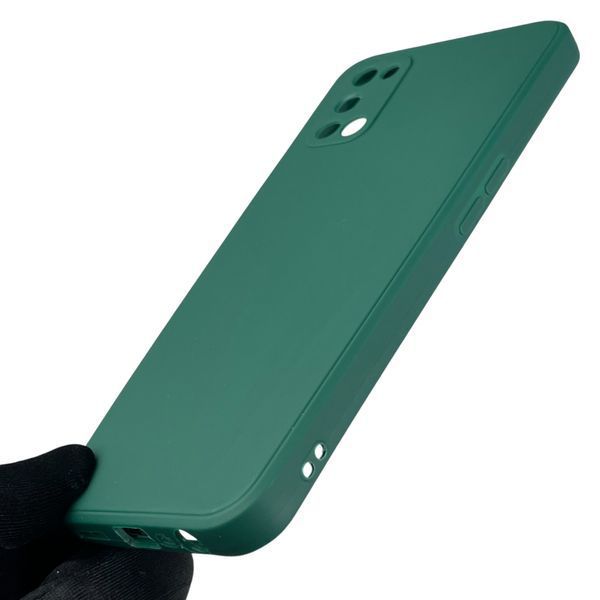 Чехол для OPPO A92 с квадратными гранями с защитой камеры на оппо а92 зелёный 0012416 фото