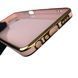 Чехол для OPPO A58 4G с кольцом MagSafe с золотой окантовкой на оппо а58 пудровый gs1 0022215 фото 5