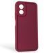 Чехол силиконовый Soft Touch для OPPO A18 4G (CPH2591) бордовый (Полная защита камеры) 0044264 фото 1