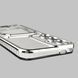 Чехол для Samsung Galaxy S24 (SM-S921B) с серебряной окантовкой с карманом для карт на самсунг с24 серебряный 0013109 фото 5