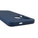 Чохол для TECNO Spark Go 2024 (BG6) силіконовий з мікрофіброю нековзний на техно спарк го 2024 темно-синій 0032300 фото 6