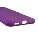 Чехол для Motorola Moto E20 силиконовый с микрофиброй нескользящий на моторола е20 фиолетовый 0031698 фото 2
