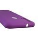 Чехол для Motorola Moto E20 силиконовый с микрофиброй нескользящий на моторола е20 фиолетовый 0031698 фото 6