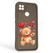 Чохол силіконовий оригінальний Soft Touch з 3D принтом милий ведмедик для Xiaomi Redmi 10A коричневий (Повний захист камери) 0043724 фото 1