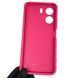 Чехол силиконовый оригинальный Soft Touch с 3D принтом смешного теда мишки для Xiaomi Redmi 13C малиновый (Полная защита камеры) 0048874 фото 3