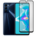 Защитное стекло МАТОВОЕ для телефона Tecno Camon 18 (CH6n) противоударное на техно камон 18 черное 0039256 фото 1