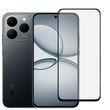 Захисне скло для телефона Realme 15T 4G протиударне на весь екран прозоре з чорною рамкою