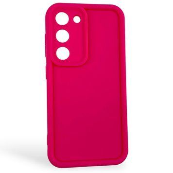 Чехол силиконовый Soft Touch для Samsung Galaxy S23 малиновый (Полная защита камеры) 0054058 фото