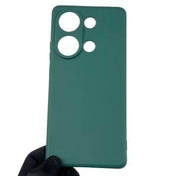 Чехол для Xiaomi Poco M6 Pro 4G с квадратными гранями с защитой камеры на сяоми поко м6 про 4г зелёный 0012869 фото