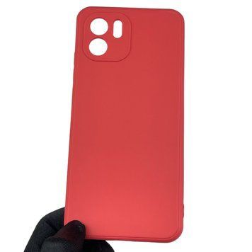 Чехол для Xiaomi Redmi A2 с квадратными гранями с защитой камеры на сяоми редми а2 красный 0012769 фото