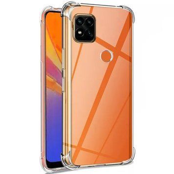 Противоударный чехол для Xiaomi Redmi 9C прозрачный, усиленные углы с защитой камеры, TPU (сяоми редми 9с) 0061692 фото