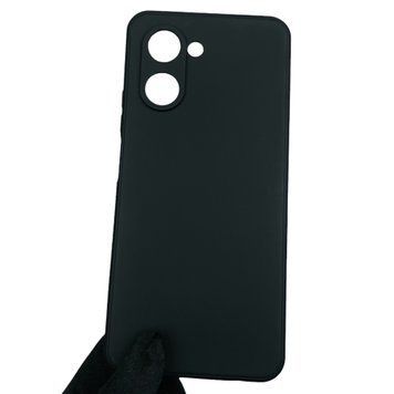 Чехол для OPPO A17k однотонный с квадратными гранями с защитой камеры на оппо а17к чёрный 0001539 фото