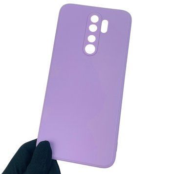 Чехол для Xiaomi Redmi Note 8 Pro с квадратными гранями с защитой камеры на сяоми редми нот 8 про сиреневый 0001240 фото