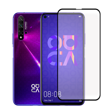 Захисне скло для телефона Huawei Nova 5T протиударне повноекранне на хуавей нова 5т чорне 0038153 фото