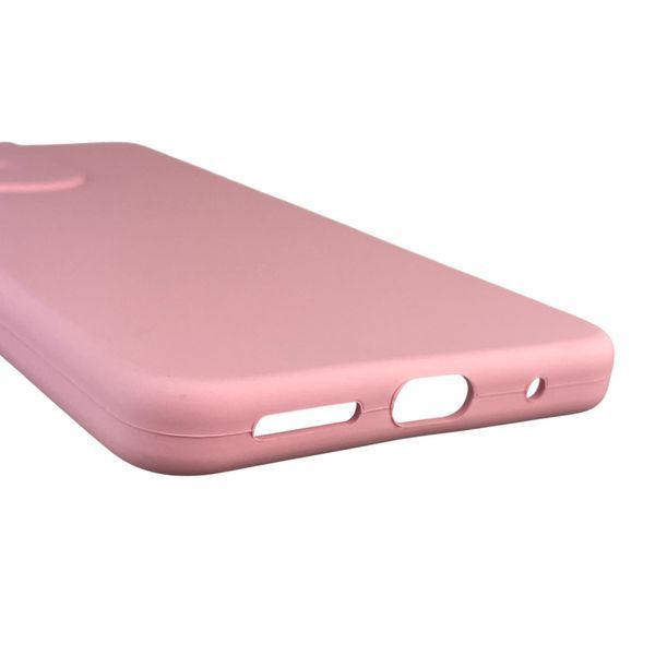 Чехол для Motorola Moto G24 (PB1E0003RS) силиконовый с микрофиброй нескользящий на моторола г24 розовый 0031763 фото
