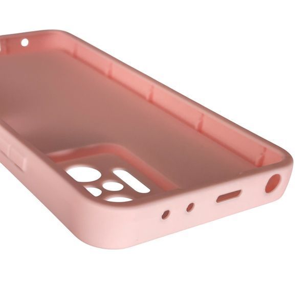 Чехол силиконовый Soft Touch с 3D принтом мема сибу для Xiaomi Redmi Note 10 Pro 4G розовый (Полная защита камеры) 0048157 фото