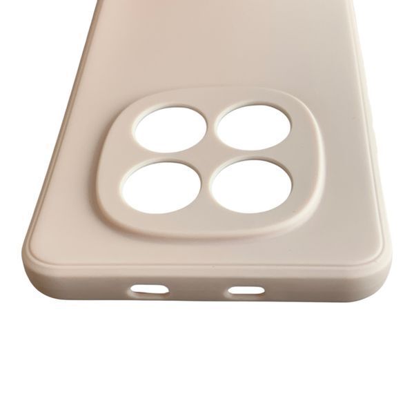 Чехол для Xiaomi Poco M8 5G бежевый матовый (закрытая камера, TPU) 0062348 фото