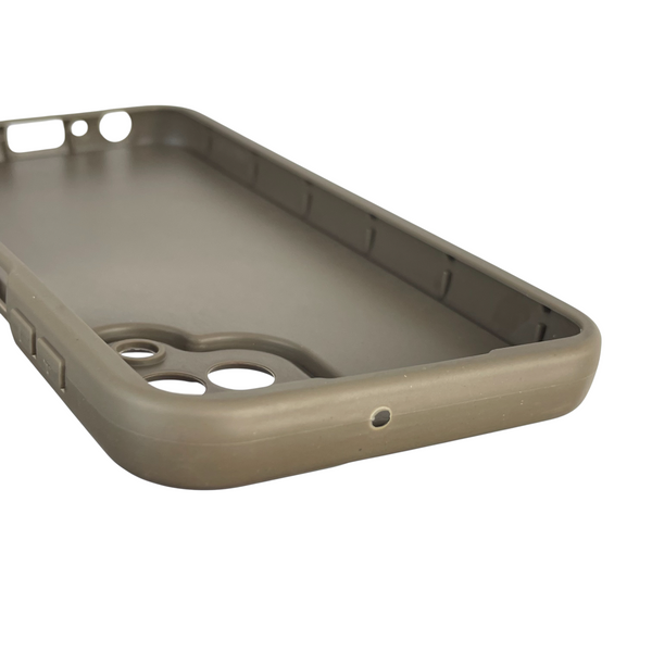 Чехол силиконовый Soft Touch с 3D принтом женским для Samsung Galaxy M32 4G (SM-M325F) коричневый (Полная защита камеры) 0042676 фото