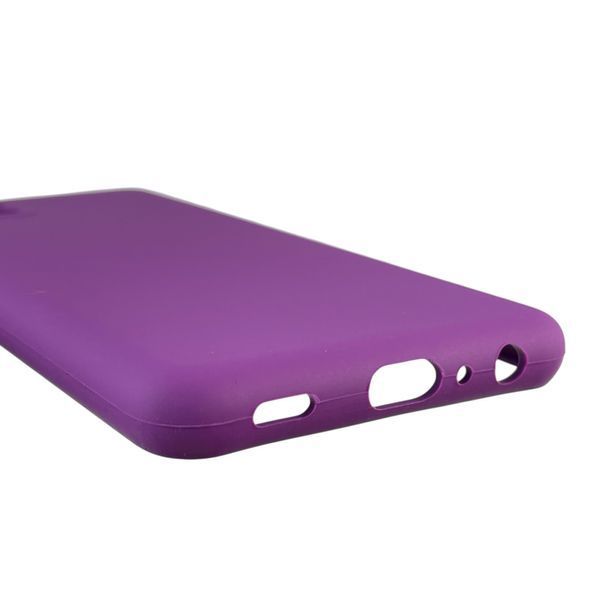 Чехол для Samsung Galaxy M22 4G (SM-M225F) силиконовый с микрофиброй нескользящий на самсунг м22 4г фиолетовый 0032132 фото