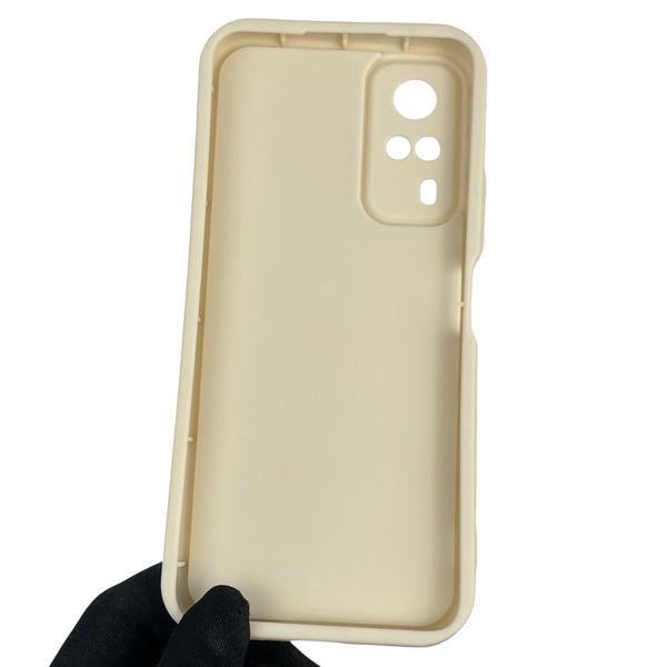 Чехол силиконовый Soft Touch с 3D принтом для Vivo Y31 молочный (Полная защита камеры) 0042102 фото