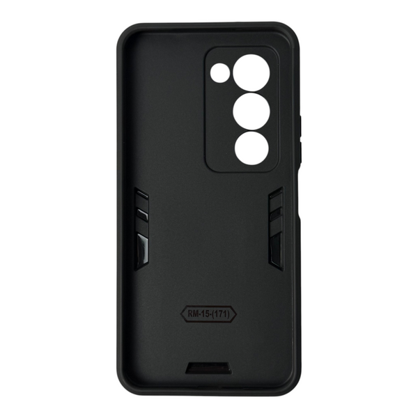 Чехол для телефона Xiaomi Redmi 15 4G EU/UA бронированный с магнитным кольцом и защитой камеры черный 0051216 фото