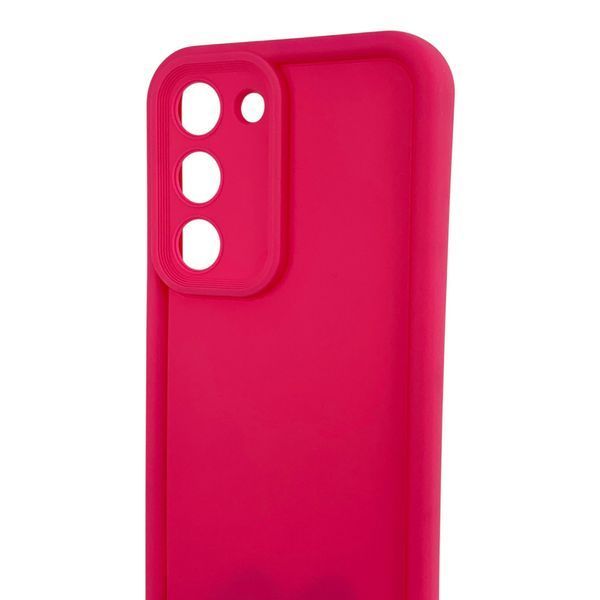 Чехол силиконовый Soft Touch для Samsung Galaxy S23 малиновый (Полная защита камеры) 0054058 фото