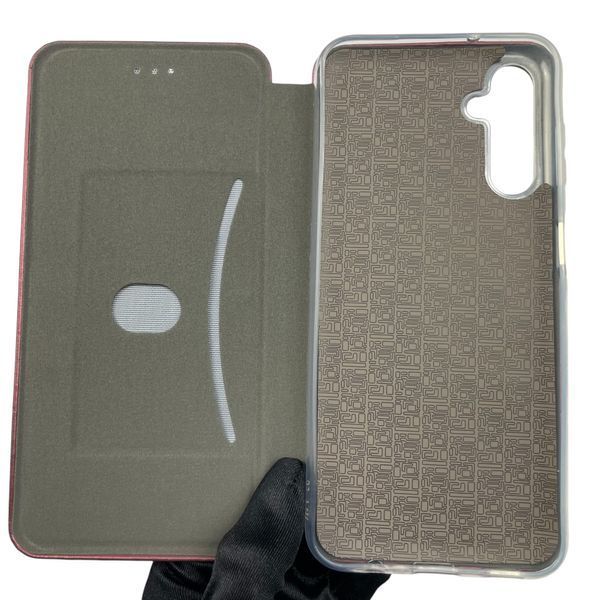 Чохол-книжка для Samsung Galaxy M14 5G (SM-M146) з підставкою на самсунг м14 бордова 0002108 фото