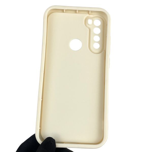 Чехол силиконовый оригинальный Soft Touch с 3D принтом мема сибу для Xiaomi Redmi Note 8 молочный (Полная защита камеры) 0047990 фото