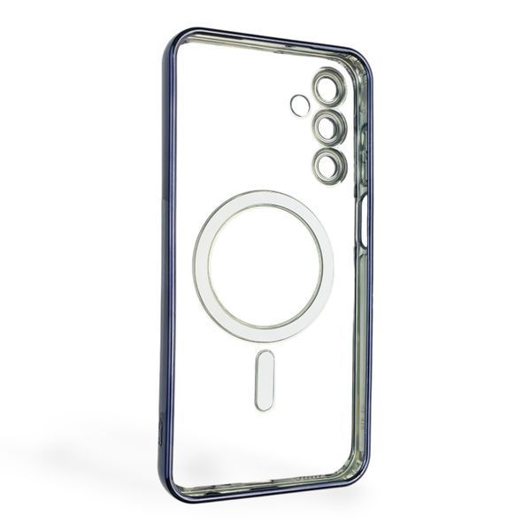 Чохол для Samsung Galaxy A15 (SM-A155M) з лінзами на камері з MagSafe на самсунг а15 фіолетовий 0034456 фото