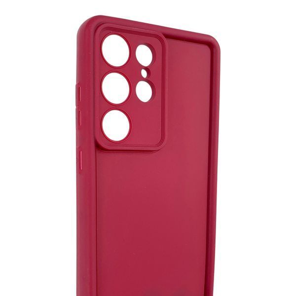 Чехол силиконовый Soft Touch для Samsung Galaxy S25 Ultra бордовый (Полная защита камеры) 0054103 фото