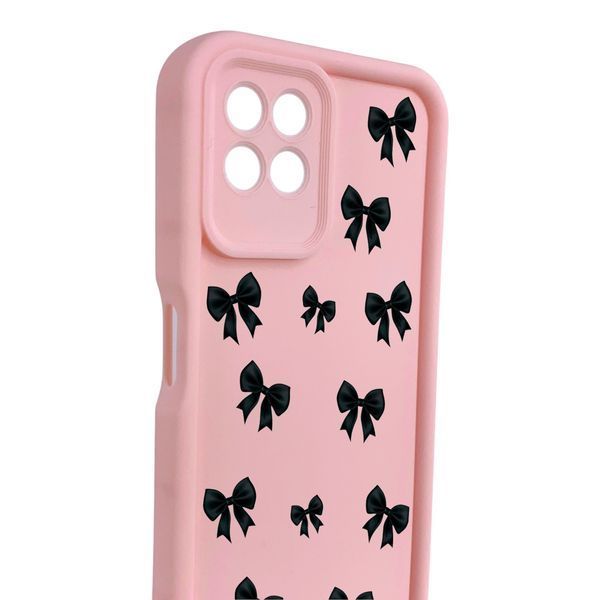 Чохол силіконовий Soft Touch з 3D принтом для Realme 8i рожевий (Повний захист камери) 0057507 фото