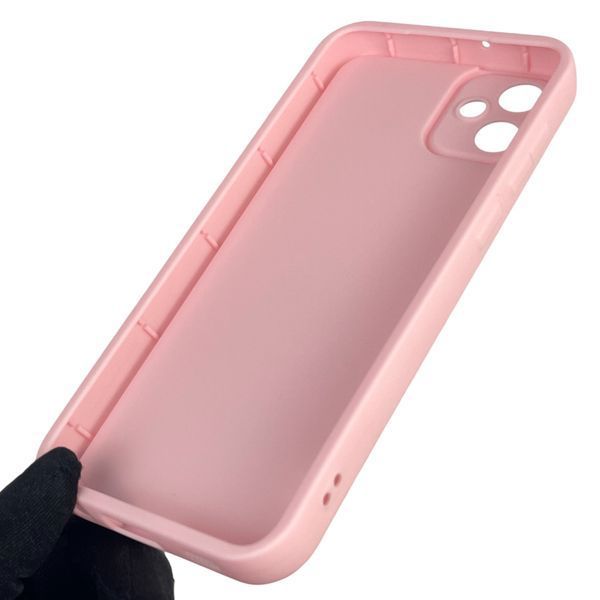 Чехол силиконовый оригинальный Soft Touch с 3D принтом мема сибу для Samsung Galaxy A05 (SM-A055) розовый (Полная защита камеры) 0047437 фото